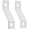 Ekena Millwork Premium Z-Brackets for Barn Door Track (set of 2), Rocket White GB6001TZRW - alternate 5